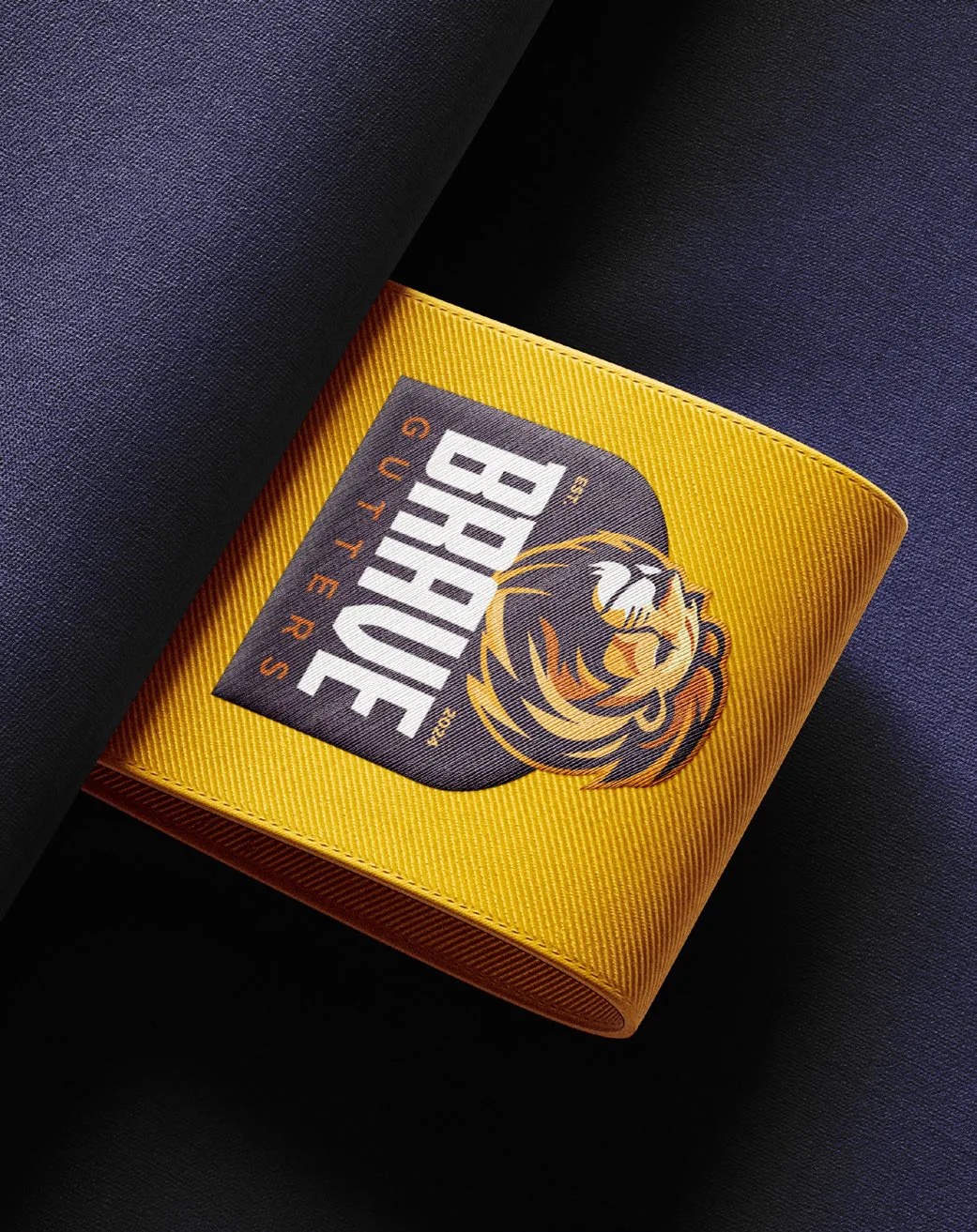 Custom installer logo on branded fabric