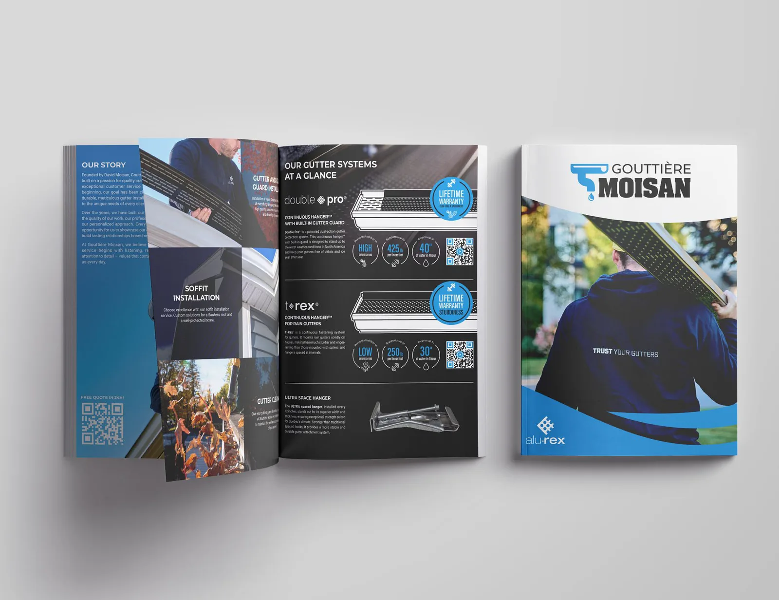 Printed brochure and sales materials